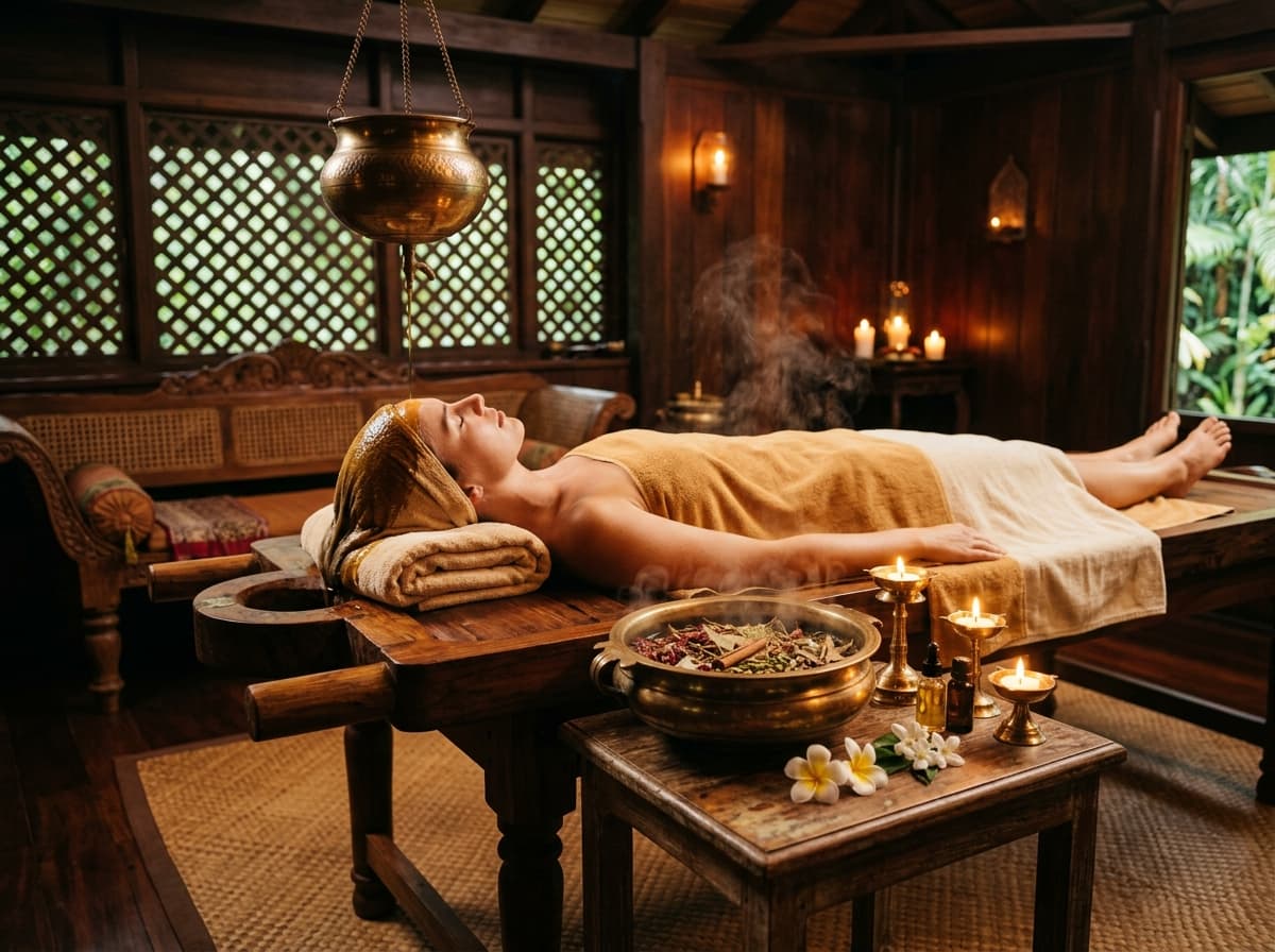 Ayurvedic Herbal Steam & Oil Therapy